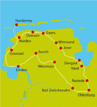 Ambiente-Reiseservice Mit auf Tour Ostfriesland
