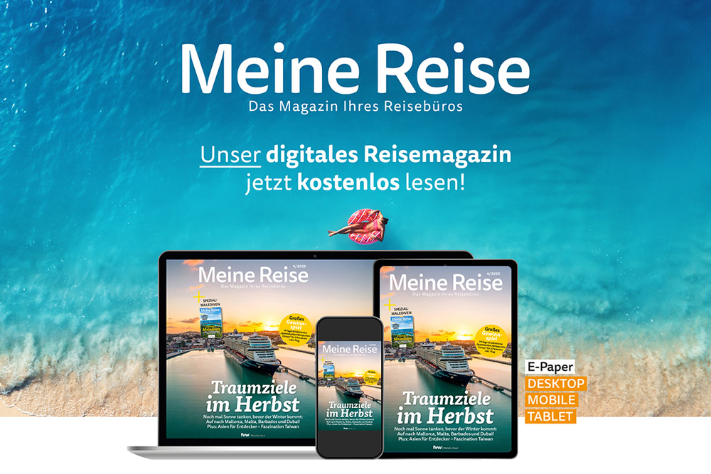 Neue Ausgabe das Reisemagazin